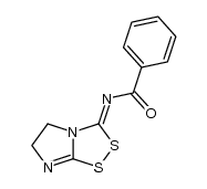 Benzamide, N-(5,6-dihydro-3H-imidazo[2,1-c]-1,2,4-dithiazol-3-ylidene)- 结构式