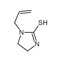 1-丙烯基-2-咪唑烷硫酮 结构式