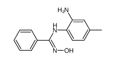 Benzenecarboximidamide, N′-(2-amino-4-methylphenyl)-N-hydroxy- 结构式