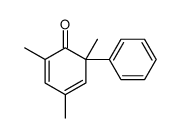 2,4,6-三甲基-6-苯基-2,4-环己二烯-1-酮 结构式