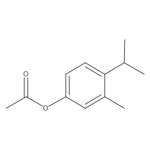 3-甲基-4-异丙基苯酚乙酸酯 结构式