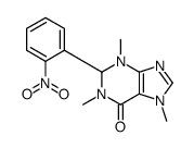 1,3,7-三甲基-2-(2-硝基苯基)-2H-嘌呤-6-酮 结构式