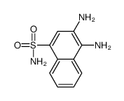 3,4-二氨基-1-萘磺酰胺 结构式