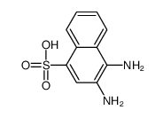 3,4-二氨基-1-萘磺酸 结构式