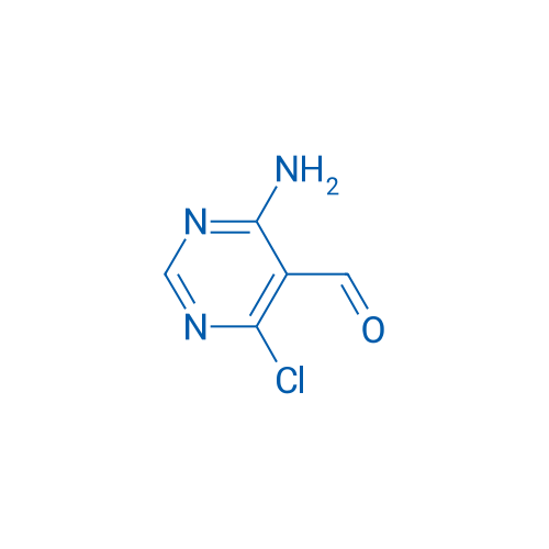 4-氨基-6-氯-5-醛基嘧啶 结构式