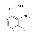 4-氯-5-氨基-6-肼基嘧啶 结构式