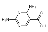 2,4-二氨基嘧啶-5-羧酸 结构式