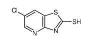 6-氯-2-巯基噻唑并[4,5-b]吡啶 结构式
