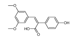 Benzeneacetic acid, α-[(3,5-dimethoxyphenyl)methylene]-4-hydroxy-, (αZ)- 结构式