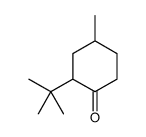 2-叔丁基-4-甲基环己-1-酮 结构式