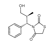 2,4-Thiazolidinedione, 3-[(1S,2S)-3-hydroxy-2-methyl-1-phenylpropyl]- 结构式