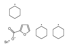 2-呋喃甲酸三环己基锡酯 结构式