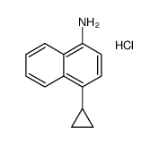 1-环丙基-4-萘胺盐酸盐 结构式