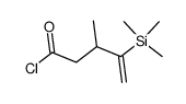 3-甲基-4-(三甲基硅基)-4-戊烯酰氯 结构式