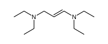1-Propene-1,3-diamine, N1,N1,N3,N3-tetraethyl- 结构式