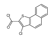 3-氯萘并[1,2-B]噻吩-2-甲酰氯 结构式