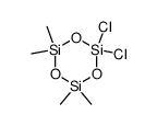 2,2-二氯-4,4,6,6-四甲基环三硅氧烷 结构式