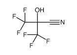 3,3,3-三氟-2-羟基-2-(三氟甲基)丙腈 结构式