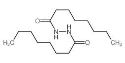 2-(1-氧代辛基)辛酰肼 结构式