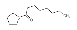 1-(吡咯烷-1-基)辛-1-酮 结构式