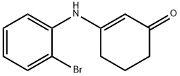 3-[(2-溴苯基)氨基]-2-环己烯-1-酮 结构式