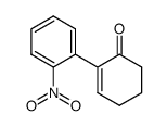 2-(2-硝基苯基)-2-环己烯-1-酮 结构式