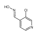 3-氯-4-吡啶甲醛肟 结构式