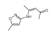 3-Penten-2-one, 4-[(5-methyl-3-isoxazolyl)amino]-, (Z)- (9CI) 结构式