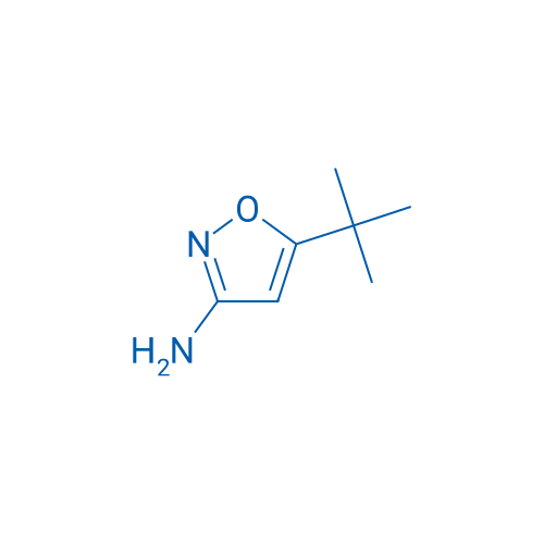 3-氨基-5-叔丁基异噁唑 结构式