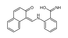 2-(((2-Hydroxynaphthalen-1-yl)methylene)amino)benzamide 结构式