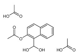 Methanediol, 1-[2-(acetyloxy)-1-naphthalenyl]-, 1,1-diacetate 结构式