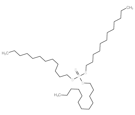 tris(dodecylsulfanyl)-sulfanylidene-phosphorane 结构式
