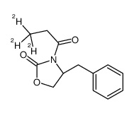 (S)-4-苄基-3-丙酰基-2-恶唑烷酮-d3 结构式