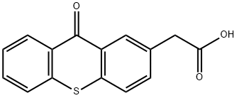 9-氧代-9H-噻吨-2-乙酸 结构式
