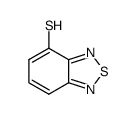 2,1,3-Benzothiadiazole 4-thiol 结构式