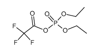 Acetic acid, 2,2,2-trifluoro-, anhydride with diethyl hydrogen phosphate 结构式