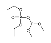 Diphosphoric(III,V) acid, P',P'-diethyl P,P-dimethyl ester (9CI) 结构式