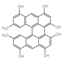 原金丝桃素 结构式