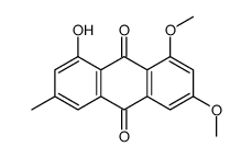 1-羟基-6,8-二甲氧基-3-甲基-9,10-蒽二酮 结构式