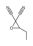 2,2-Oxiranedicarbonitrile, 3-ethyl- 结构式
