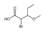2-溴-3-甲氧基戊酸 结构式