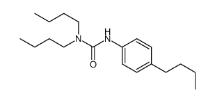 Urea, N,N-dibutyl-N'-(4-butylphenyl)- 结构式