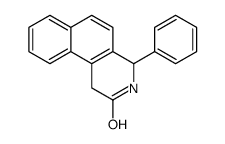 3,4-二氢-4-苯基苯并[f]异喹啉-2(1H)-酮 结构式