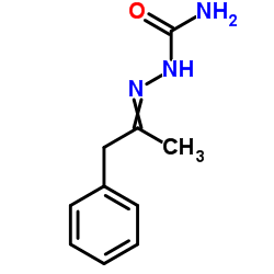 Hydrazinecarboxamide, 2-(1-methyl-2-phenylethylidene)- 结构式