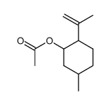 乙酸异胡薄荷酯 结构式