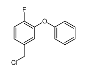 4-(氯甲基)-1-氟-2-苯氧基苯 结构式
