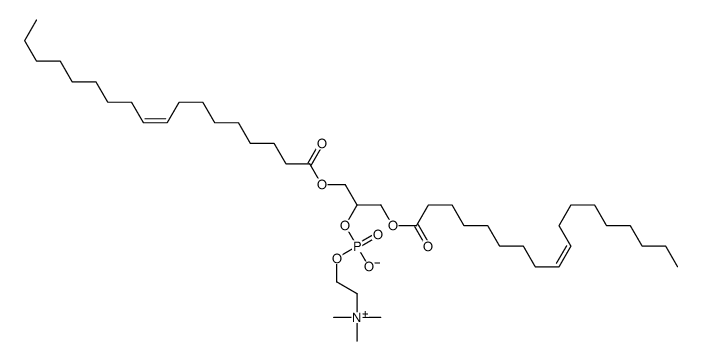 1,3-二-O-十八烯酰基甘油-2-磷酰胆碱 结构式