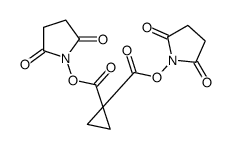 1,1-环丙烷二羧酸 1,1-双(2,5-二氧代吡咯烷-1-基)酯 结构式