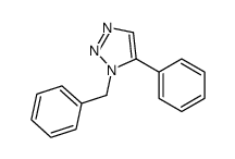 1-苄基-5-苯基-1H-1,2,3-三氮唑 结构式