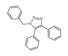 1-苄基-4,5-二苯基-1H-1,2,3-三氮唑 结构式